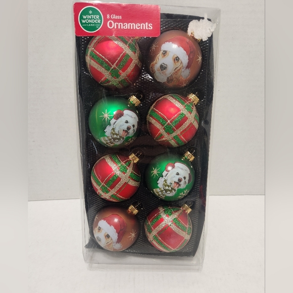 Winter WonderLane Dog Christmas ornaments. - Picture 1 of 4